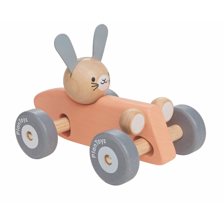 Afbeeldingen van Plan Toys Auto konijn Roze