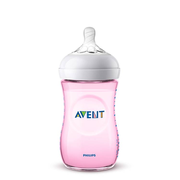 Picture of Avent Fles Natural 260 ml roze