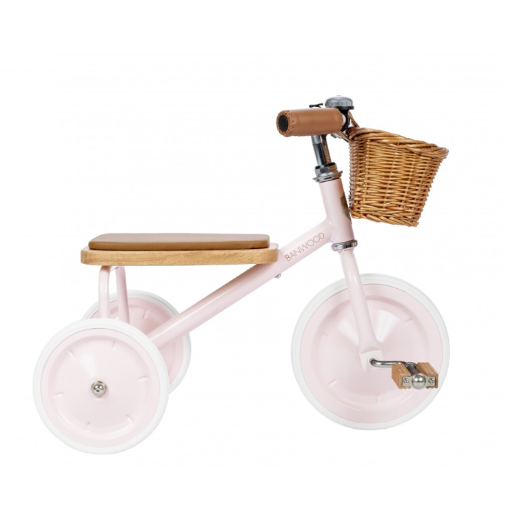 Afbeeldingen van Banwood Trike Loopfiets met pedalen pink