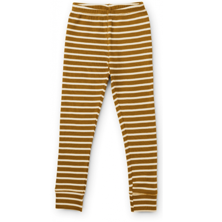 Afbeeldingen van Liewood Pyjama Golden Caramel/ sandy stripes