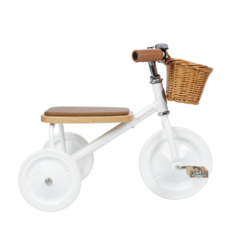 Afbeeldingen van Banwood Trike Loopfiets met pedalen wit
