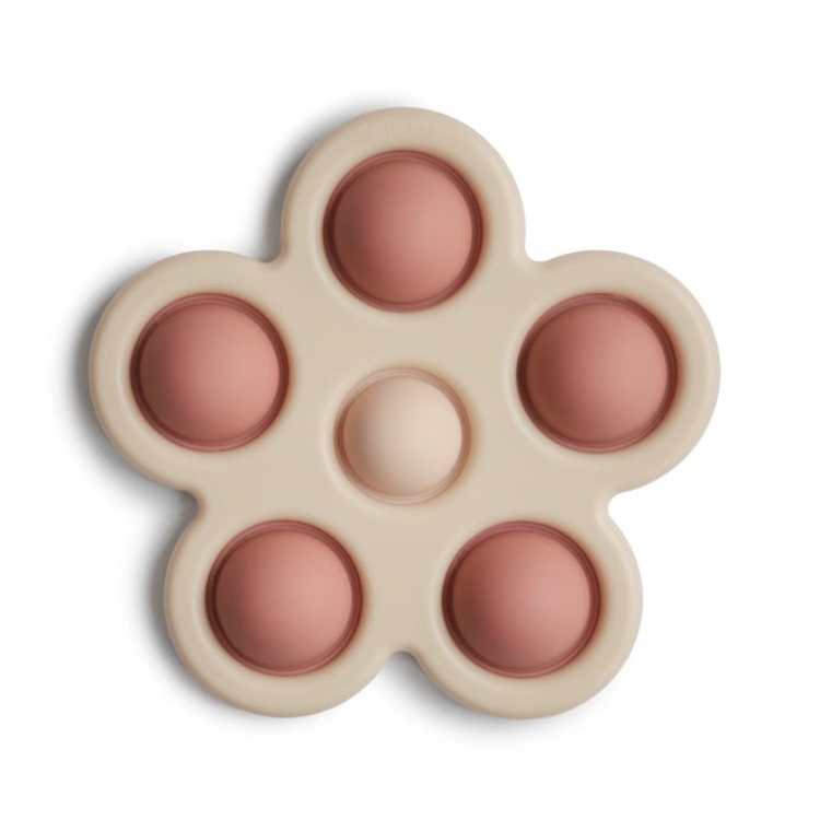 Picture of Mushie Press toy flower blush