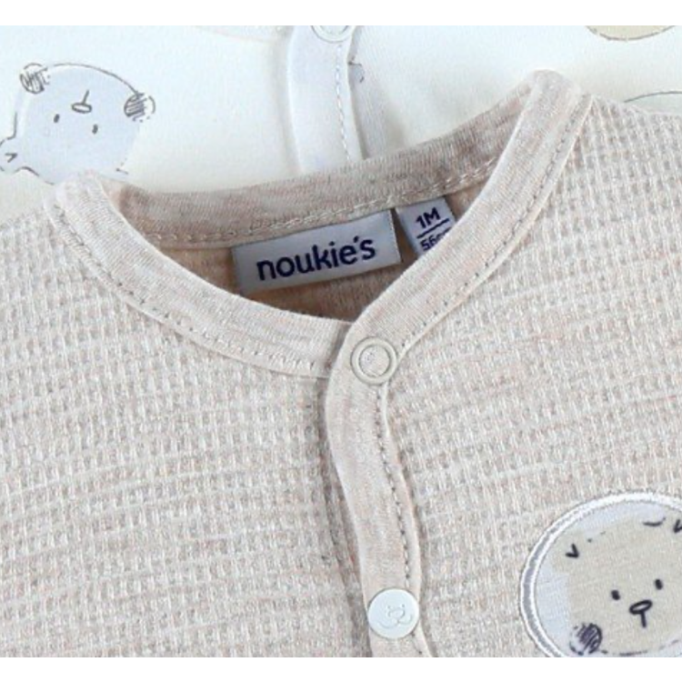 Afbeeldingen van Noukie's Set pyjama's ecru/beige