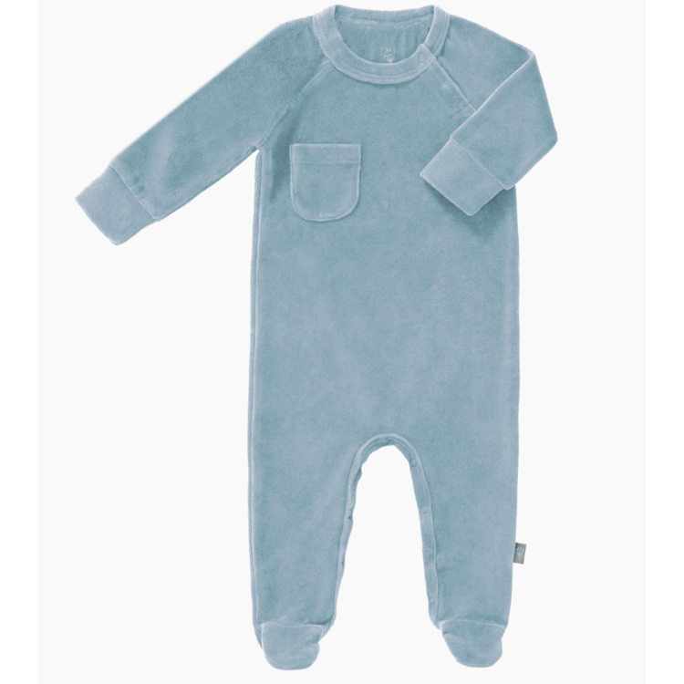Fresk Pyjama velours blue fog