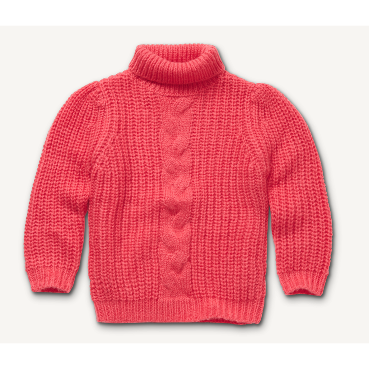 Picture of Sproet & Sprout Kabel sweater raspberry pink